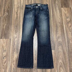 Guess Jeans Women's Size 29 (29x32) Dark Wash Falcon Boot Cut Flare VTG Y2K 00s